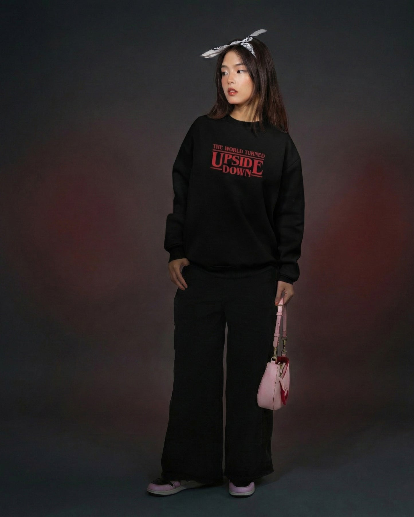 Stranger Things: Black Graphic Sweatshirt | Unisex