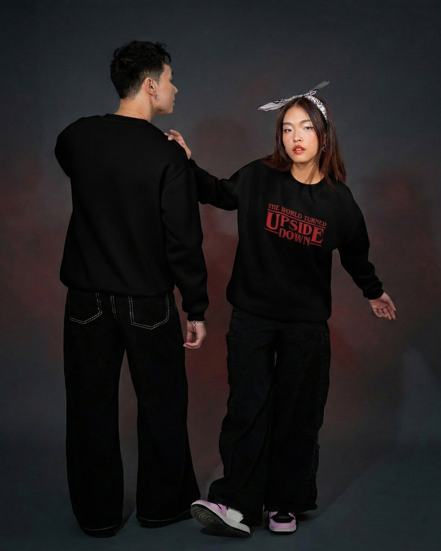 Stranger Things: Black Graphic Sweatshirt | Unisex