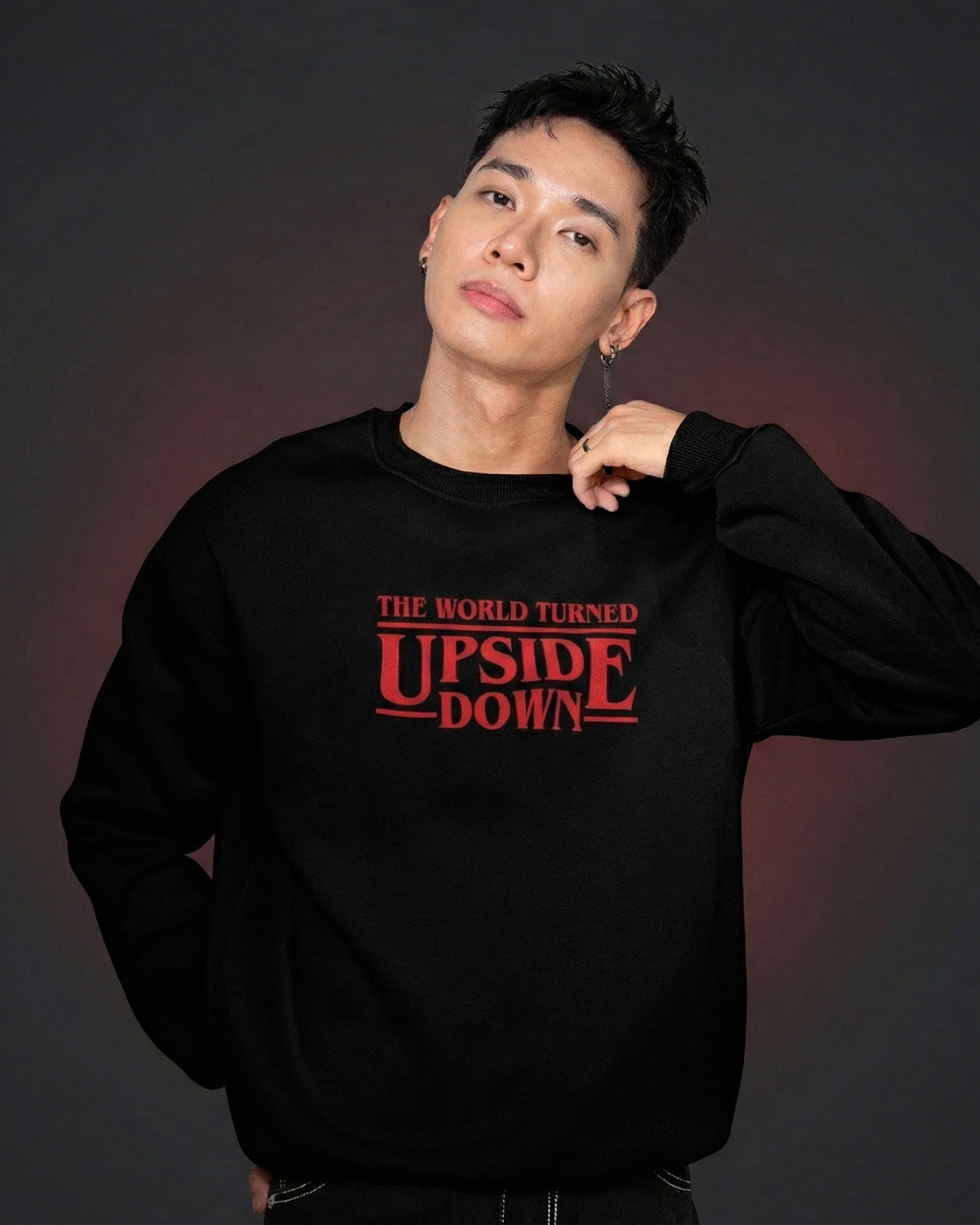 Stranger Things: Black Graphic Sweatshirt | Unisex