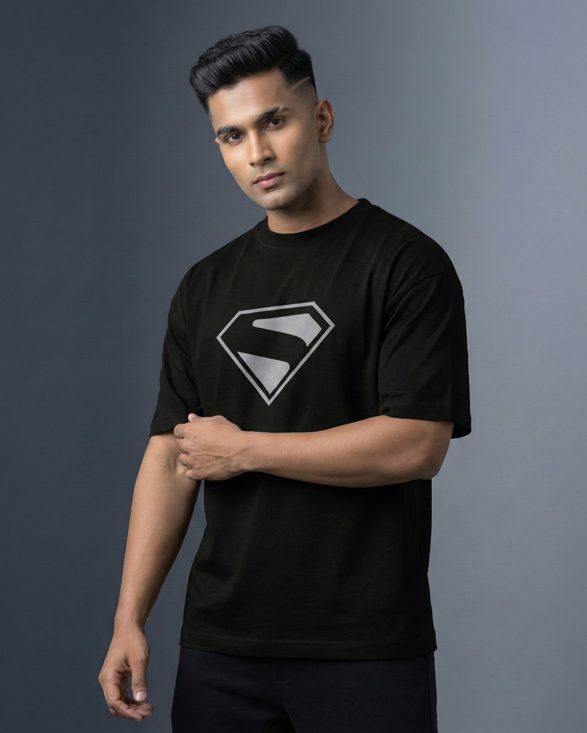 Superman: Graphic Printed Oversized Fit – Stupid Lifestyle