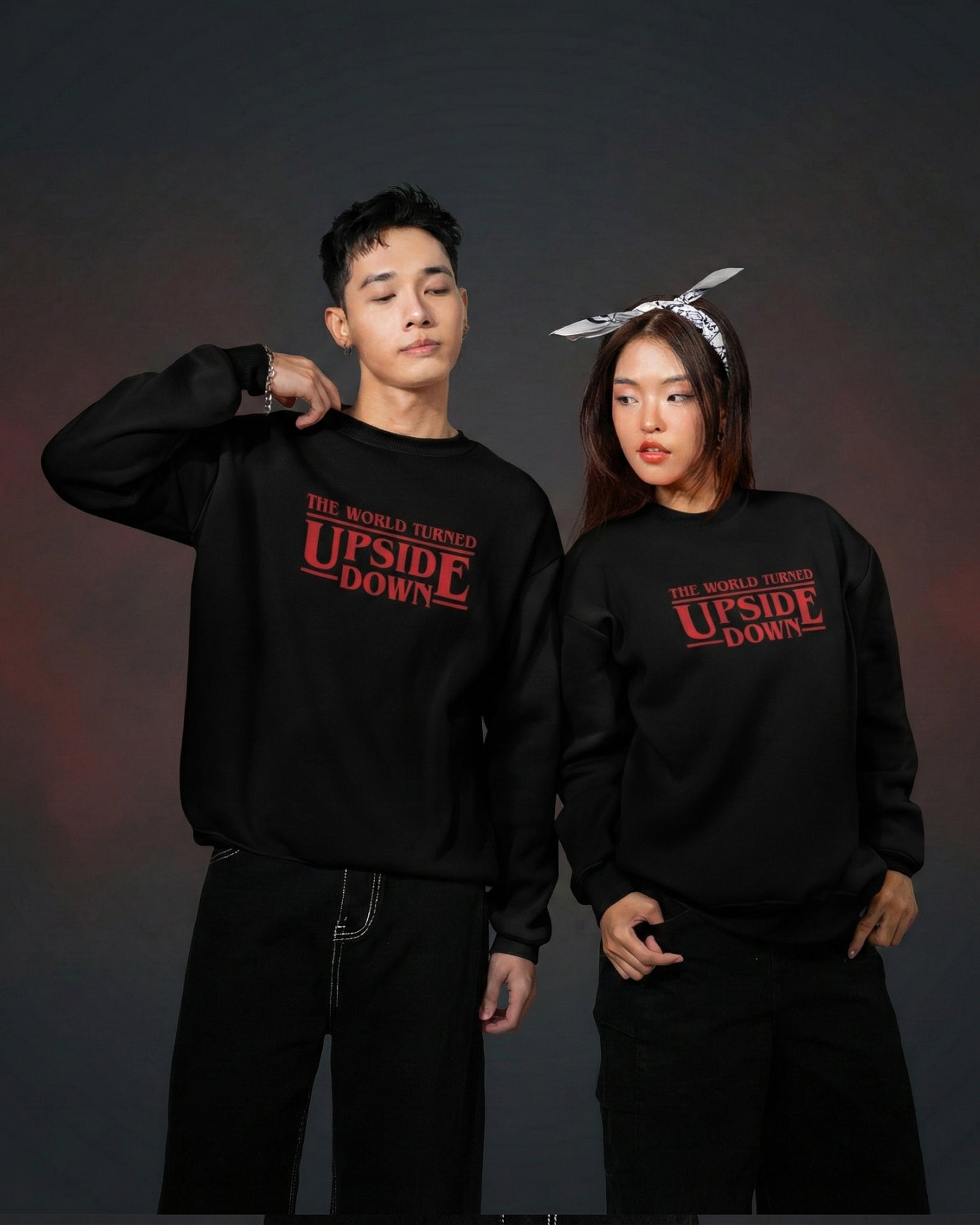 Stranger Things: Black Graphic Sweatshirt | Unisex