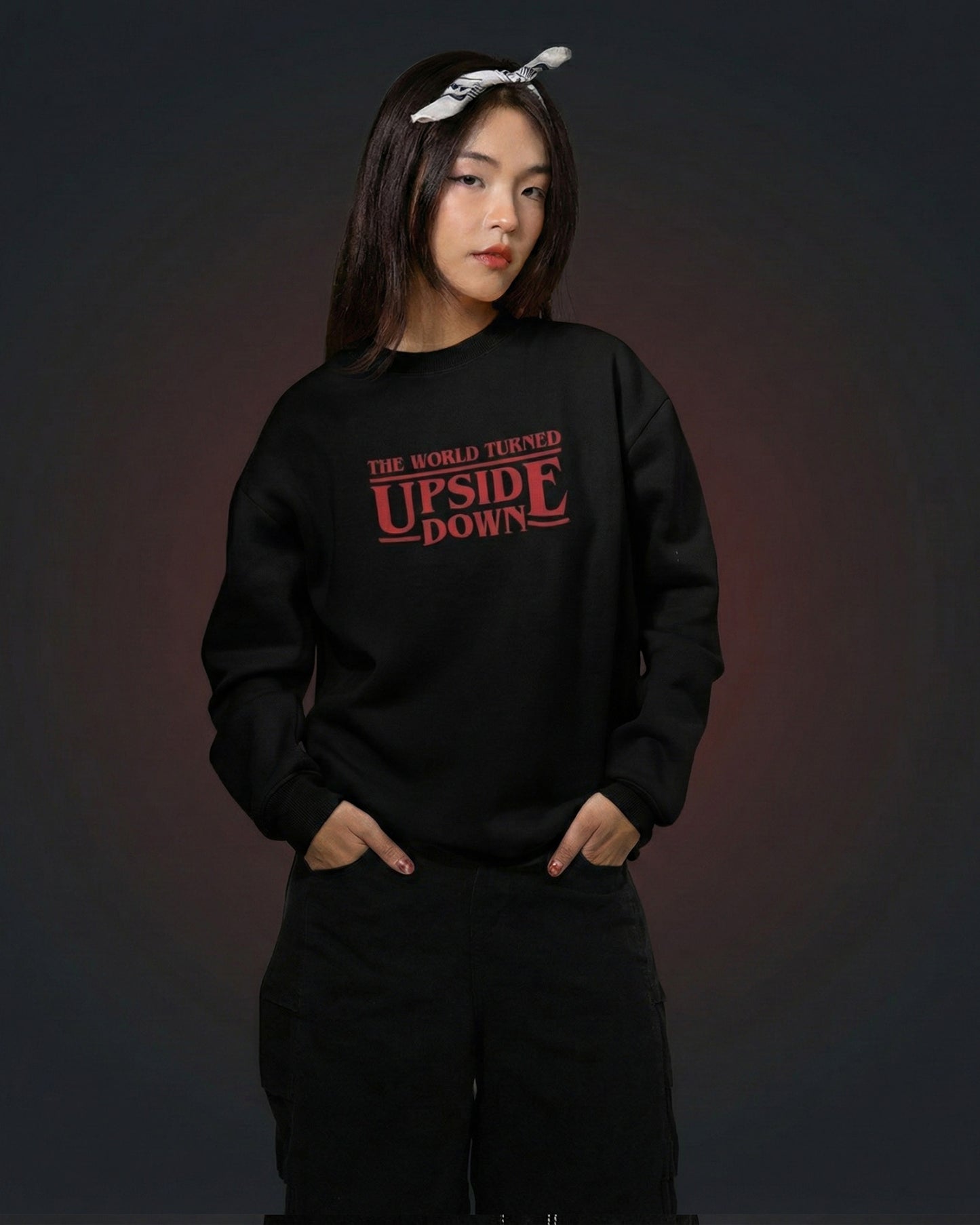 Stranger Things: Black Graphic Sweatshirt | Unisex